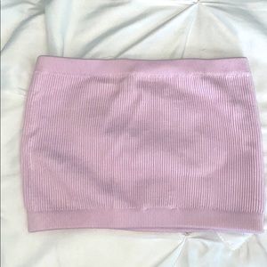 Light purple bandeau top